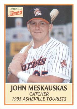 1995 Asheville Tourists Update #NNO John Meskauskas Front