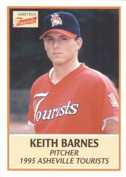 1995 Asheville Tourists Update #NNO Keith Barnes Front