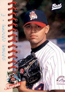 1997 Best Asheville Tourists #6 Shawn Chacon Front