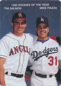 1994 Mother's Cookies Mike Piazza and Tim Salmon #2 Tim Salmon / Mike Piazza Front