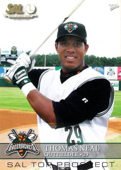 2008 MultiAd South Atlantic League Top Prospects #26 Thomas Neal Front