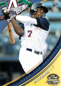 2009 MultiAd South Atlantic League Top Prospects #8 Delta Cleary Front