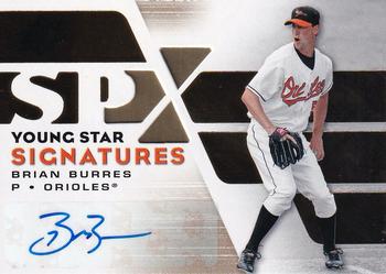 2008 SPx - Young Star Signatures #YSS-BU Brian Burres Front