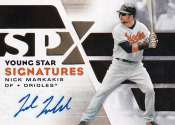 2008 SPx - Young Star Signatures #YSS-MA Nick Markakis Front