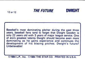 1988 Star Dwight Gooden (Blue) #12 Dwight Gooden Back