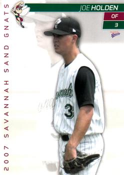 2007 MultiAd Savannah Sand Gnats #13 Joe Holden Front