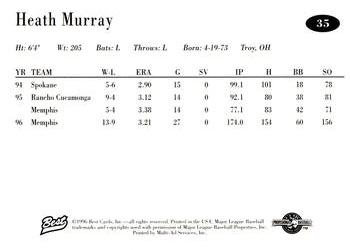 1996 Best AA All-Stars #35 Heath Murray Back