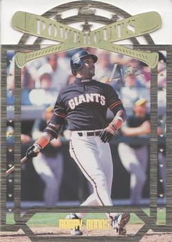 1996 Topps Laser - Power Cuts #P10 Barry Bonds Front