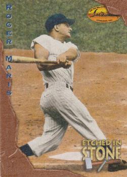 1994 Ted Williams - Roger Maris: Etched in Stone #ES4 Roger Maris Front