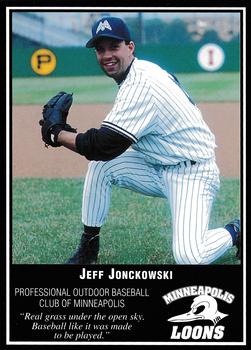 1994 Minneapolis Loons #NNO Jeff Jonckowski Front