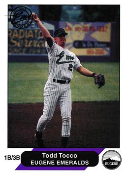 1995 Eugene Emeralds #27 Todd Tocco Front