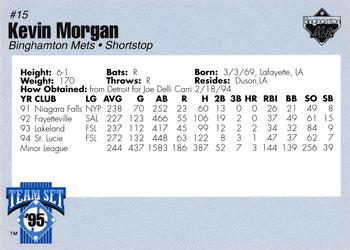1995 Binghamton Mets #NNO Kevin Morgan Back