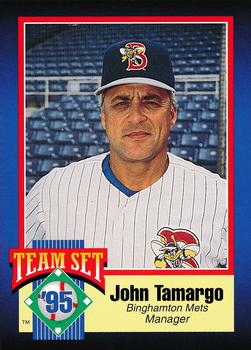 1995 Binghamton Mets #NNO John Tamargo Front