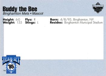 1995 Binghamton Mets #NNO Buddy the Bee Back