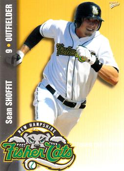 2009 MultiAd New Hampshire Fisher Cats #16 Sean Shoffit Front