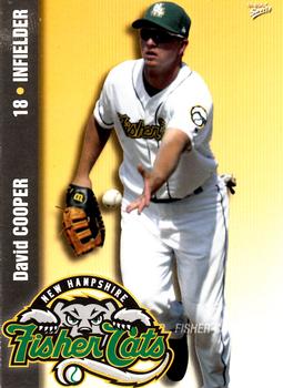 2009 MultiAd New Hampshire Fisher Cats #1 David Cooper Front
