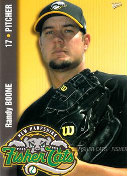 2009 MultiAd New Hampshire Fisher Cats #20 Randy Boone Front