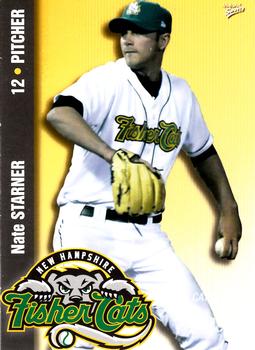 2009 MultiAd New Hampshire Fisher Cats #21 Nate Starner Front