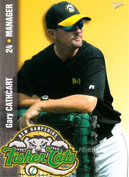 2009 MultiAd New Hampshire Fisher Cats #25 Gary Cathcart Front