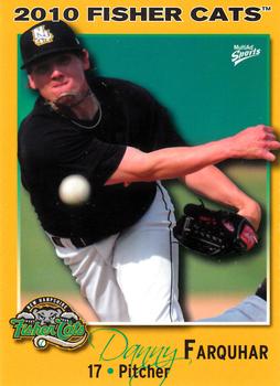 2010 MultiAd New Hampshire Fisher Cats #10 Danny Farquhar Front