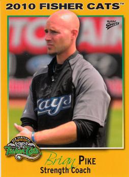 2010 MultiAd New Hampshire Fisher Cats #30 Brian Pike Front