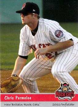 2011 Grandstand New Britain Rock Cats #NNO Chris Parmelee Front