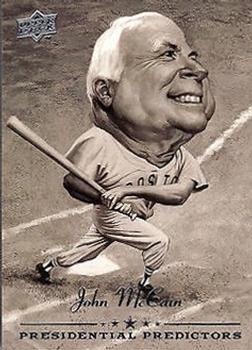 2008 Upper Deck - Presidential Predictors #PP-3 John McCain Front