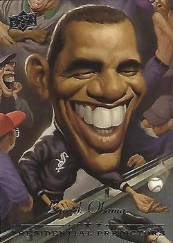 2008 Upper Deck - Presidential Predictors #PP-4 Barack Obama Front
