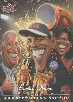 2008 Upper Deck - Presidential Predictors #PV-1 Barack Obama Front