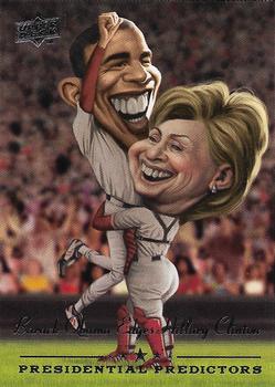 2008 Upper Deck - Presidential Predictors #PP-7B Hillary Clinton / Barack Obama Front