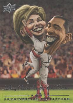 2008 Upper Deck - Presidential Predictors #PP-7H Hillary Clinton / Barack Obama Front