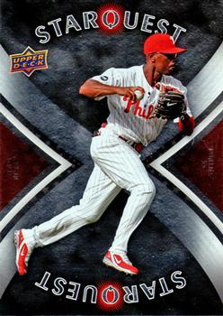 2008 Upper Deck - StarQuest Common #SQ-48 Jimmy Rollins Front