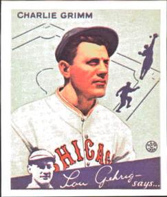 1985 Galasso 1934 Goudey (reprint) #3 Charlie Grimm Front