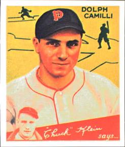 1985 Galasso 1934 Goudey (reprint) #91 Dolph Camilli Front