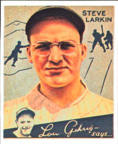 1985 Galasso 1934 Goudey (reprint) #92 Steve Larkin Front