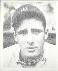 1988 Galasso 1936 Goudey Reprint #15 Hank Greenberg Front