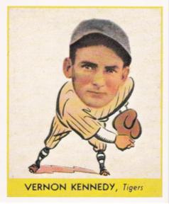 1985 Galasso 1938 Goudey Heads Up (reprint) #256 Vernon Kennedy Front