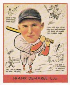 1985 Galasso 1938 Goudey Heads Up (reprint) #268 Frank Demaree Front