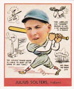 1985 Galasso 1938 Goudey Heads Up (reprint) #279 Moose Solters Front