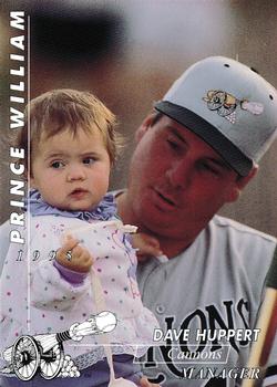 1995 Multi-Ad Prince William Cannons #28 Dave Huppert Front