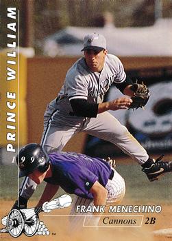 1995 Multi-Ad Prince William Cannons #9 Frank Menechino Front