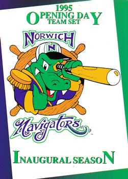 1995 Choice Norwich Navigators #NNO Checklist Front