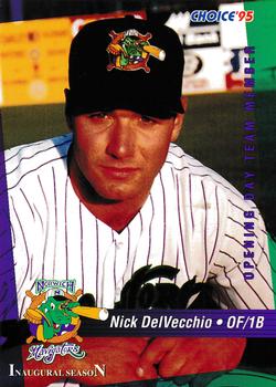 1995 Choice Norwich Navigators #NNO Nick Delvecchio Front