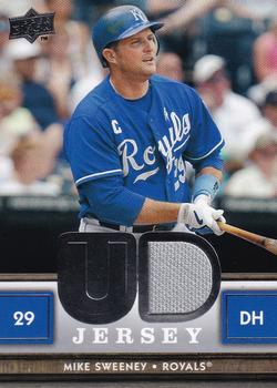 2008 Upper Deck - UD Game Jersey #UD-MS Mike Sweeney Front