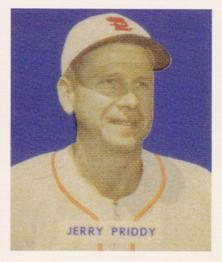 1988 1949 Bowman Reprint #4 Jerry Priddy Front