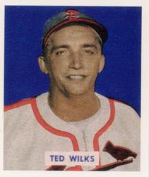 1988 1949 Bowman Reprint #137 Ted Wilks Front