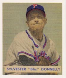 1988 1949 Bowman Reprint #145 Sylvester Donnelly Front