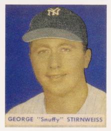 1988 1949 Bowman Reprint #165 George Stirnweiss Front