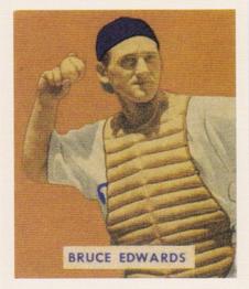 1988 1949 Bowman Reprint #206 Bruce Edwards Front