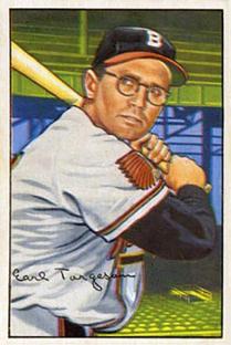 1987 Card Collectors 1952 Bowman Reprint #72 Earl Torgeson Front